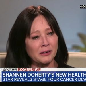 Shannen Doherty invitée de l'émission "Good Morning America". Le 4 février 2020.