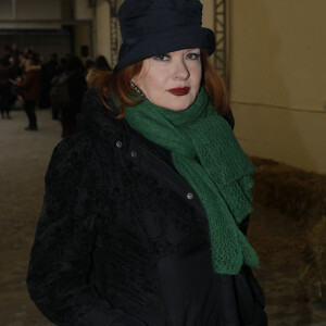 Catherine Jacob arrive au défilé de mode Haute-Couture printemps-été 2020 "Franck Sorbier" à Paris, France, le 22 janvier 2020. © Veeren-Clovis/Bestimage