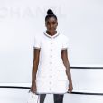Karidja Touré assiste au défilé Chanel collection prêt-à-porter Automne/Hiver 2020-2021 au Grand Palais. Paris, le 3 mars 2020. © Olivier Borde/Bestimage