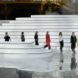 Défilé Chanel, collection prêt-à-porter automne-hiver 2020-2021, au Grand Palais. Paris, le 3 mars 2020.