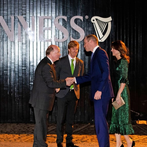 Le prince William, duc de Cambridge, et Catherine (Kate) Middleton, duchesse de Cambridge assistent à une réception organisée par l'ambassadeur britannique au Gravity Bar, Guinness Storehouse à Dublin, Irlande, le 3 mars 2020, pour une visite officielle de 3 jours.