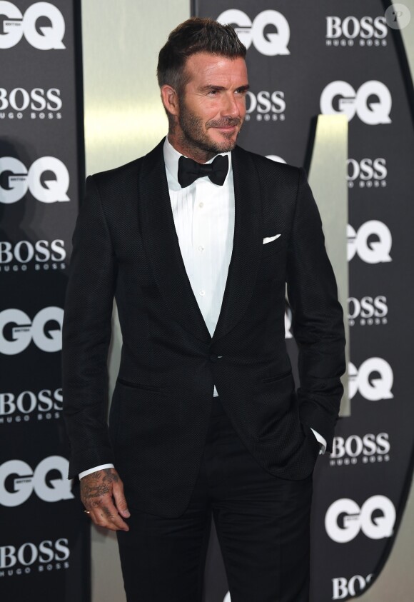 David Beckham - Photocall de la soirée "GQ Men of the Year" Awards à Londres le 3 septembre 2019.