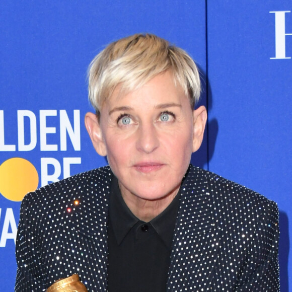 Ellen Degeneres (prix Carol Burnett) - Press Room - Photocall de la 77ème cérémonie annuelle des Golden Globe Awards au Beverly Hilton Hotel à Los Angeles le 5 janvier 2020. © Future-Image via ZUMA Press / Bestimage