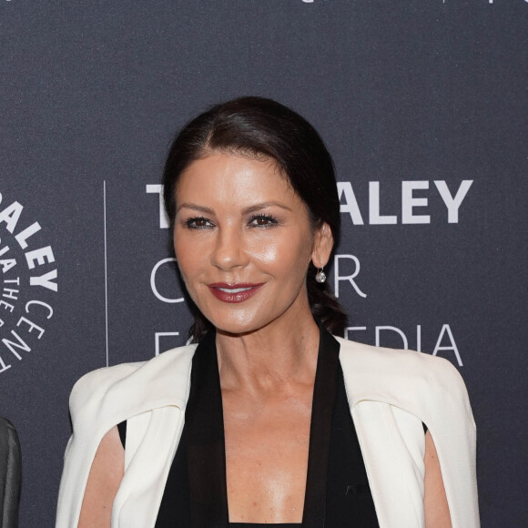 Michael Douglas et Catherine Zeta-Jones lors d'un photocall au Paley Center for Media à New York le 12 septembre 2019.