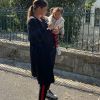 Liam Di Benedetto pose avec sa fille Joy, à Nice, le 7 novembre 2019