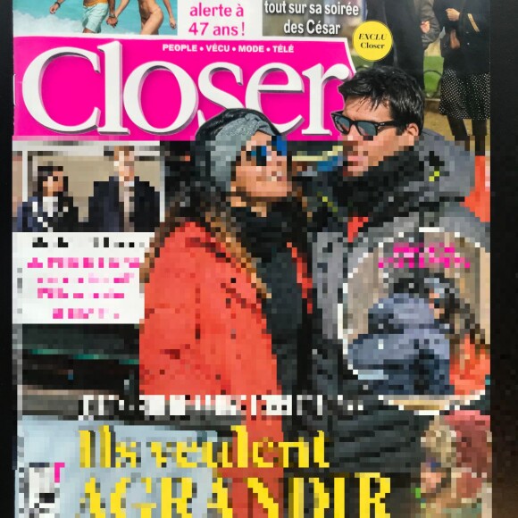 Magazine "Closer" en kiosques 6 mars 2020.