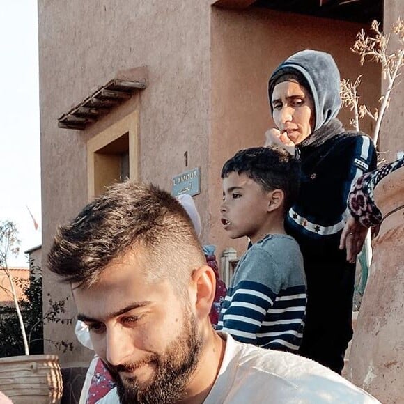 Jesta Hilmann et Benoît dans un orphelina au Maroc, le 30 janvier 2020