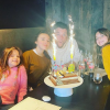 Norbert Tarayre entouré de ses trois filles, Gayane (13 ans), Laly (11 ans) et Aliya (7 ans) - Instagram, 20 janvier 2020