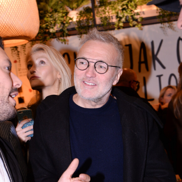 Laurent Ruquier - Inauguration du nouveau restaurant de fast food healthy de K. Adams, le "Jak Healthy" au 24 rue de Rivoli dans le 4ème arrondissement à Paris, le 15 octobre 2019. © Rachid Bellak/Bestimage