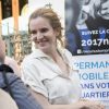 Nathalie Kosciusko-Morizet (NKM) candidate aux élections legislatives dans la 2ème circonscription de Paris reçoit la visite et le soutien de Jean-Pierre Raffarin le 6 juin 2017. © Romuald Meigneux/Bestimage
