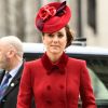 Kate Catherine Middleton, duchesse de Cambridge - La famille royale d'Angleterre à son arrivée à la cérémonie du Commonwealth en l'abbaye de Westminster à Londres. Le 9 mars 2020.