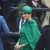 Meghan Markle, duchesse de Sussex - La famille royale d'Angleterre à son arrivée à la cérémonie du Commonwealth en l'abbaye de Westminster à Londres. Le 9 mars 2020.