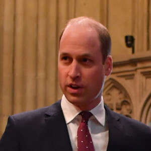 Le prince William, duc de Cambridge, et Kate Middleton, duchesse de Cambridge - La famille royale d'Angleterre lors de la cérémonie du Commonwealth en l'abbaye de Westminster à Londres. Le 9 mars 2020.