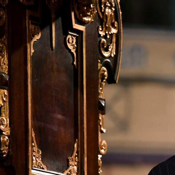 Le boxeur Anthony Joshua - La famille royale d'Angleterre lors de la cérémonie du Commonwealth en l'abbaye de Westminster à Londres. Le 9 mars 2020  On March 9th 2020. Heavyweight boxer Anthony Joshua speaks during the Commonwealth Service at Westminster Abbey, London on Commonwealth Day. The service is the Duke and Duchess of Sussex's final official engagement before they quit royal life.09/03/2020 - Londres