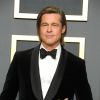 Brad Pitt, lauréat du prix de l'acteur dans un second rôle pour "Once Upon a Time... in Hollywood" - Photocall de la Press Room de la 92ème cérémonie des Oscars 2020 au Hollywood and Highland à Los Angeles le 9 février 2020.