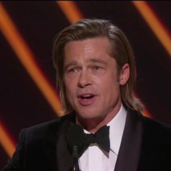 Brad Pitt lors de 92ème cérémonie des Oscars 2020 au Hollywood and Highland à Los Angeles, Californie, Etats-Unis, le 9 février 2020.