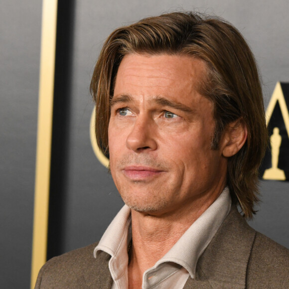 BRAD PITT lors du photocall de la 92ème édition du déjeuner des nominés aux Oscars au Ray Dolby Ballroom à Los Angeles, Californie, Etats-Unis, le 27 janvier 2020. © Billy Bennight/Zuma Press/Bestimage