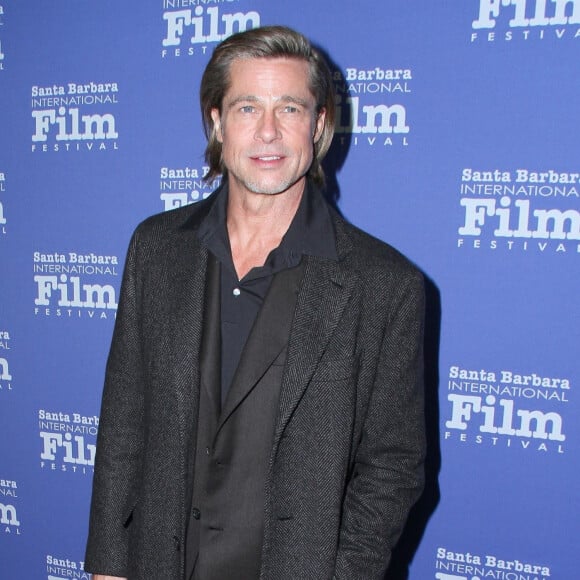 Brad Pitt à la soirée Maltin Modern Master Award en son honneur au 35ème Festival International du Film à Santa Barbara en Californie, le 22 janvier 2020.