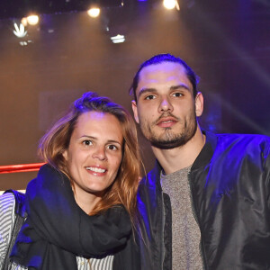 Laure Manaudou et son frère Florent Manaudou lors du gala de boxe organisé par Univent Production au Palais des Sports de Marseille le 24 mars 2018. © Bruno Bebert/Bestimage