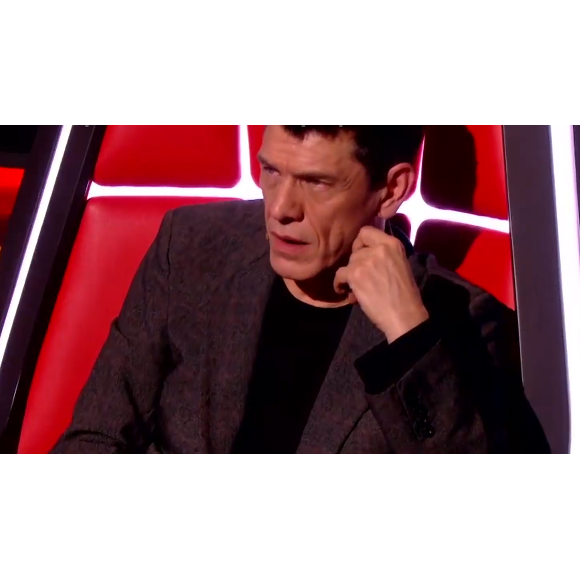 Marc Lavoine lors des battles de The Voice 2020. Emission du samedi 14 mars 2020, TF1