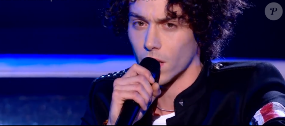 Kaël et Michaël s'affrontent lors des battles de The Voice 2020 - Talents de Marc Lavoine. Emission du 14 mars 2020, TF1
