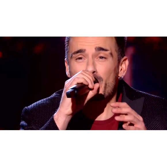 Kaël et Michaël s'affrontent lors des battles de The Voice 2020 - Talents de Marc Lavoine. Emission du 14 mars 2020, TF1