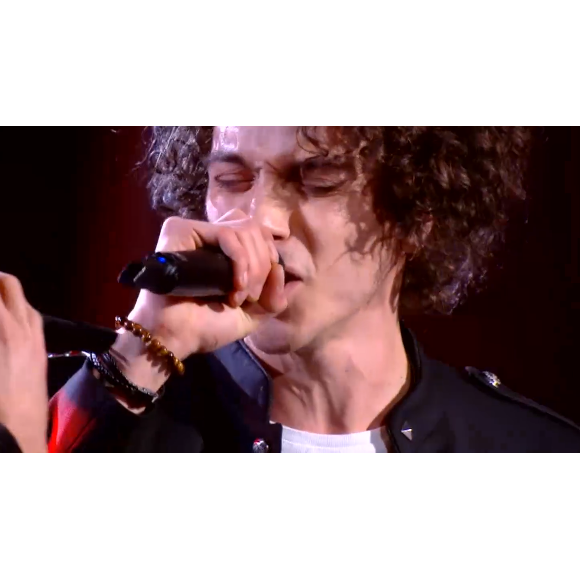 Kaël et Michaël s'affrontent lors des battles de The Voice 2020 - Talents de Marc Lavoine. Emission du 14 mars 2020, TF1