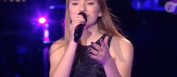 Gustine et Maxim s'affrontent lors des battles de The Voice 2020 - Talents de Lara Fabian. Emission du samedi 14 mars 2020, TF1