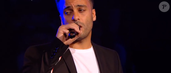 Rhiad et Mareva s'affrontent lors des battles de The Voice 2020 - Talents de Amel Bent. Emission du samedi 14 mars 2020, TF1