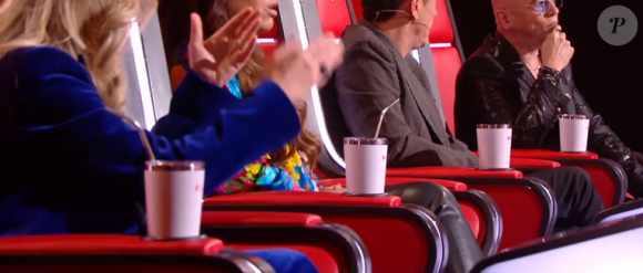 Lara Fabian et Pascal Obispo en plein désaccord lors des battles de The Voice 2020 - Emission du samedi 14 mars 2020, TF1