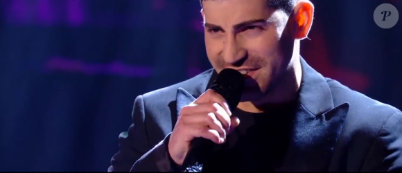Akob et Tirso s'affrontent lors des battles de The Voice 2020 - Talents de Pascal Obispo. Emission du samedi 14 mars 2020, TF1