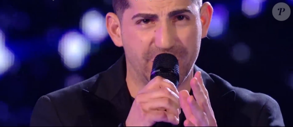 Akob et Tirso s'affrontent lors des battles de The Voice 2020 - Talents de Pascal Obispo. Emission du samedi 14 mars 2020, TF1