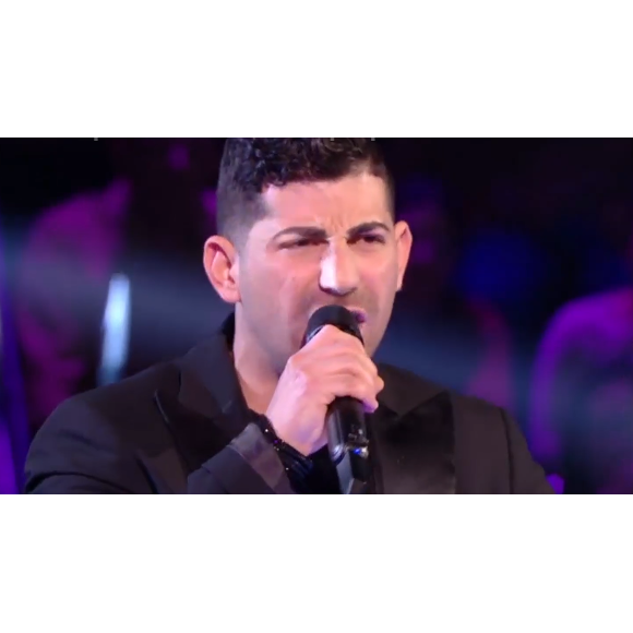 Akob et Tirso s'affrontent lors des battles de The Voice 2020 - Talents de Pascal Obispo. Emission du samedi 14 mars 2020, TF1