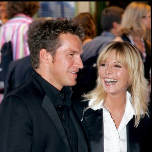 Benjamin Castaldi et Flavie Flament le 5 septembre 2006 à Paris.