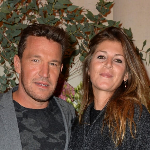 Benjamin Castaldi et sa femme Aurore Aleman - Inauguration du nouvel hôtel 5 parisien au coeur du Triangle d'Or "Les Jardins du Faubourg" à Paris le 10 septembre 2019. © Veeren/Bestimage