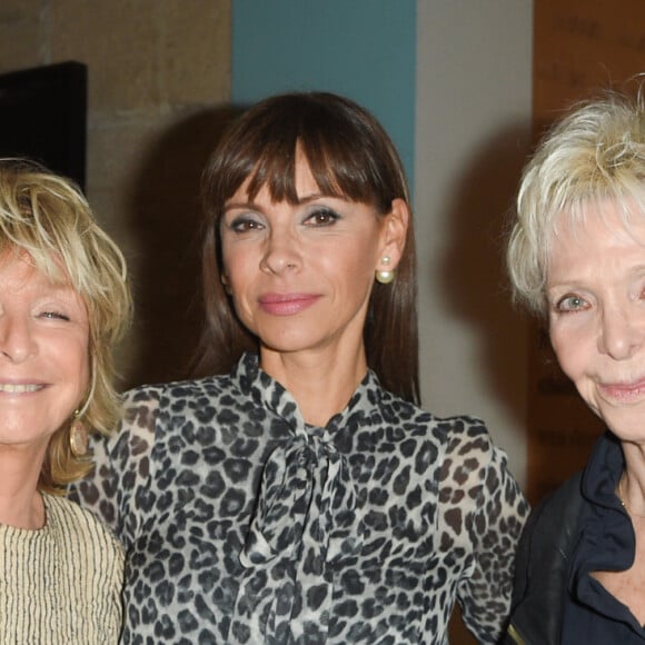 Semi-exclusif - Danièle Thompson, Mathilda May et Tonie Marshall - Générale de la pièce "Le Banquet" au théâtre du Rond-Point à Paris le 11 octobre 2018. © Coadic Guirec/Bestimage