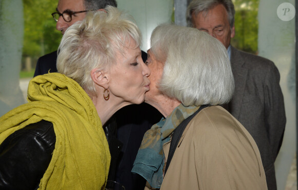 Micheline Presle et sa fille Tonie Marshall - Rétrospective Philippe de Broca à la Cinémathèque française à Paris, le 6 mai 2015.