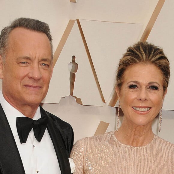 Tom Hanks, Rita Wilson - Photocall des arrivées de la 92ème cérémonie des Oscars 2020 au Hollywood and Highland à Los Angeles le 9 février 2020.