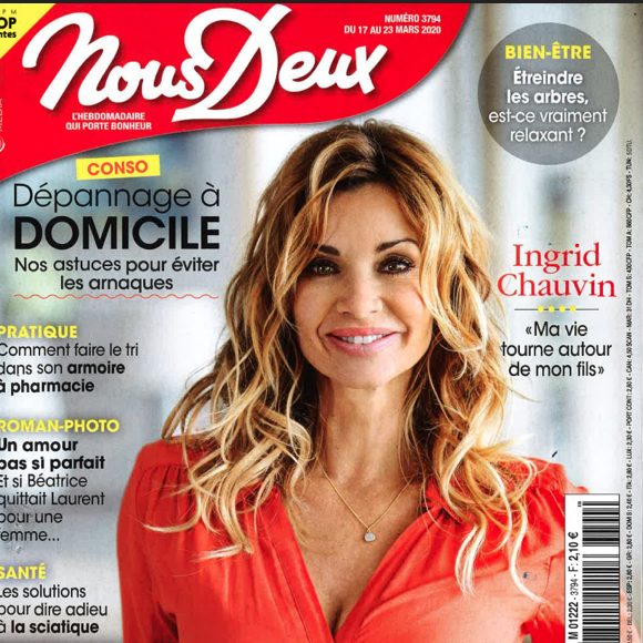 Magazine "Nous Deux" en kiosques le 17 mars 2020.
