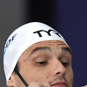Florent Manaudou remporte la médaille d'argent au 50m nage libre - Championnat d'Europe en petit bassin à Glasgow le 7 décembre 2019.