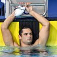 Florent Manaudou remporte la médaille d'argent au 50m nage libre - Championnat d'Europe en petit bassin à Glasgow le 7 décembre 2019.