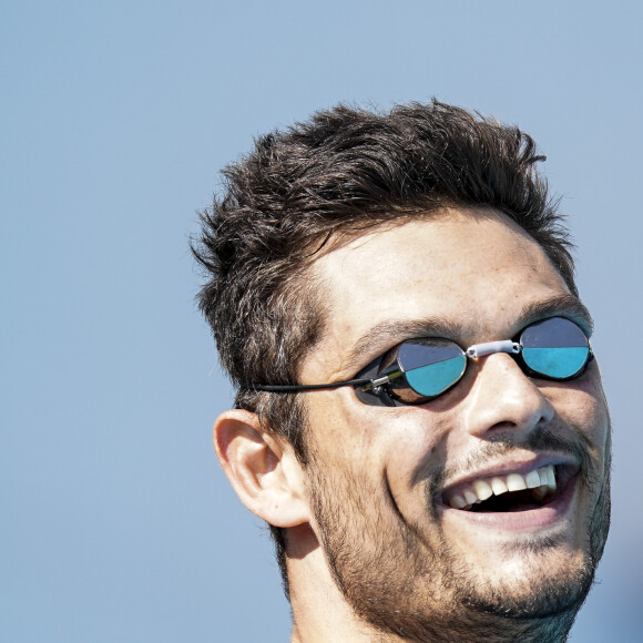 Florent Manaudou lors d'une séance d'entraînement au Gloria Sports Arena à Antalya, Turquie le le 23 octobre 2019. © Norbert Scanella / Panoramic / Bestimage