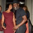 Sabrina Dhowre et son mari Idris Elba - Les people arrivent à la soirée d'inauguration du nouveau restaurant de Gordon Ramsay "Lucky Cat" à Grosvernor Square à Londres, le 2 septembre 2019.