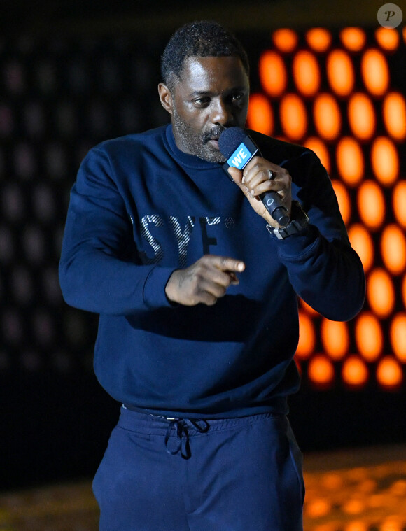 Idris Elba au concert WE Day UK à la SSE Arena, au stade de Wembley. Londres, le 4 mars 2020.
