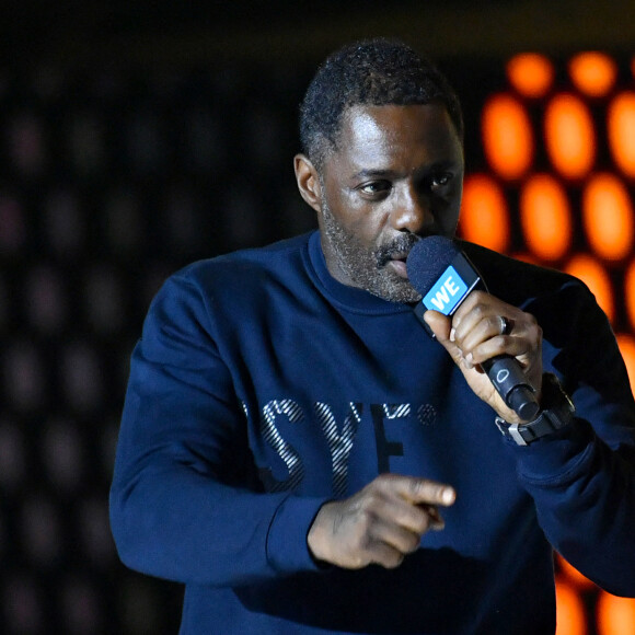 Idris Elba au concert WE Day UK à la SSE Arena, au stade de Wembley. Londres, le 4 mars 2020.