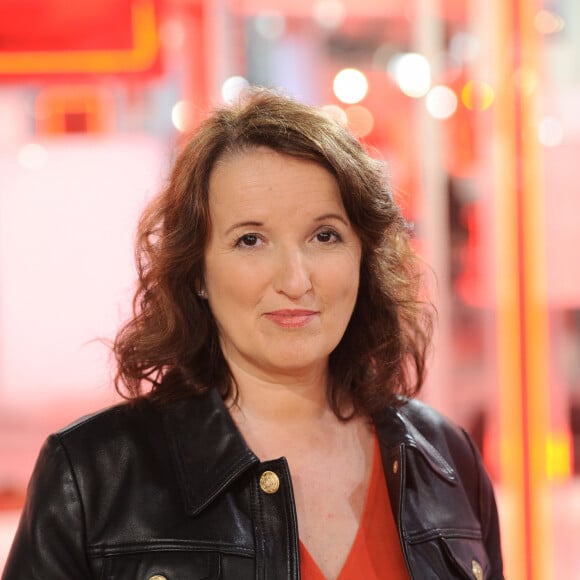 Exclusif - Anne Roumanoff - Enregistrement de l'émission ' Vivement Dimanche Prochain ' au studio Gabriel . Diffusion le 22/03/2020 sur France 2 . © Guillaume Gaffiot / Bestimage