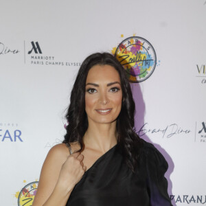 Exclusif - Emilie Nef Naf (habillée par Mirat Paris) - Photocall de la 3ème édition du "Grand dîner" à l'hôtel Marriott Champs-Elysées à Paris, le 27 novembre 2019. © Christophe Clovis / Bestimage