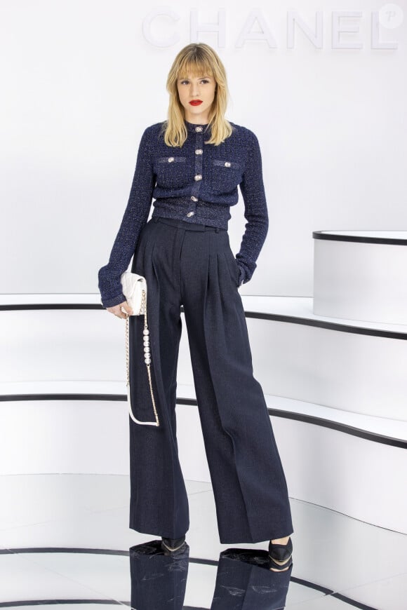 Angèle Van Laeken - Photocall - Défilé Chanel collection prêt-à-porter Automne/Hiver 2020-2021 lors de la Fashion Week à Paris, le 3 mars 2020. © Olivier Borde/Bestimage