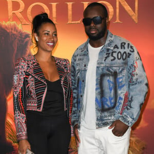 Maitre Gims et sa femme Demdem Djuna - Projection exceptionnelle du nouveau Disney "Le Roi Lion" au Grand Rex à Paris le 11 juillet 2019. © Coadic Guirec/Bestimage