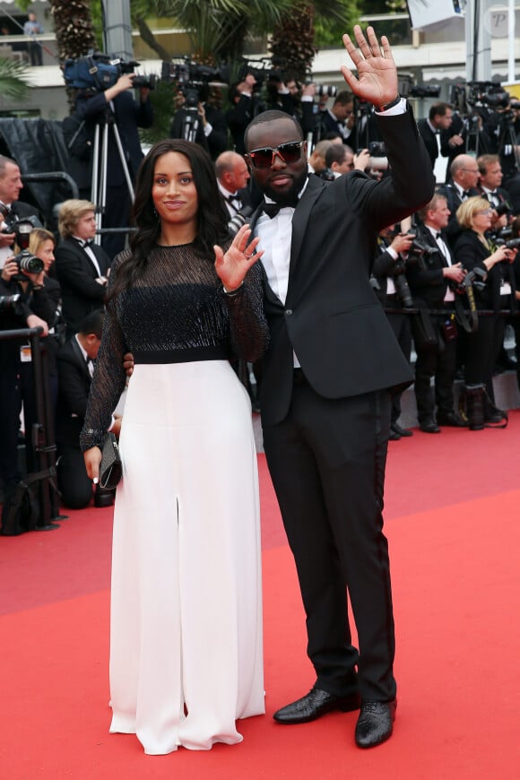 Maître Gims et sa femme DemDem - Montée des marches du film "The BFG" ("Le BGG Le Bon Gros Géant") lors du 69ème Festival International du Film de Cannes. Le 14 mai 2016. © Borde-Jacovides-Moreau/Bestimage  Red carpet for the movie "The BFG" during the 69th Cannes International Film festival. On may 14th 201614/05/2016 - Cannes